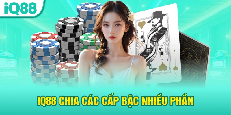 IQ88 chia các cấp bậc nhiều phần